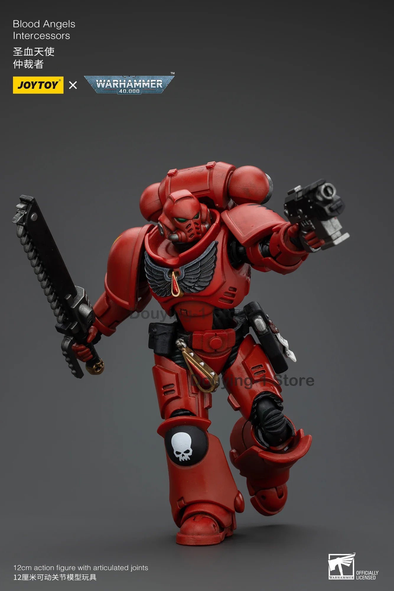In Stock JOYTOY WARHAMER 40K 1/18 Action Digital Blood Angel Prayer Anime Military Model Collection Gifts