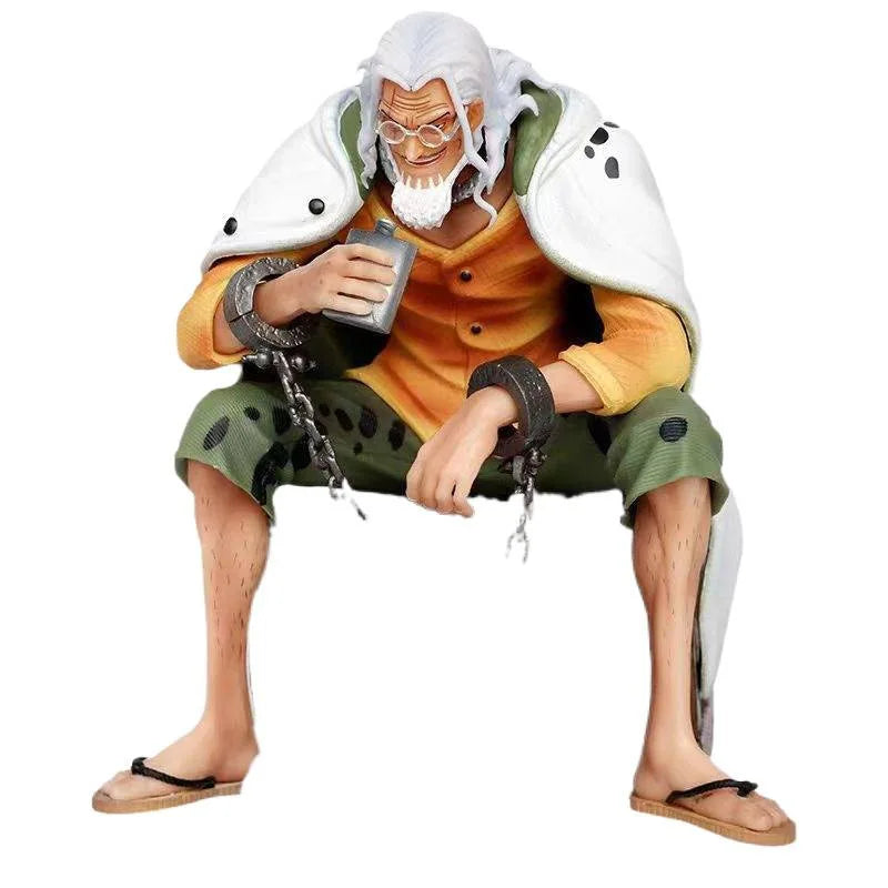 Anime One Piece Silvers Rayleigh Action Figures Pvc Model Statue Room Collection Decoration Ornament Toys Birthday Gifs