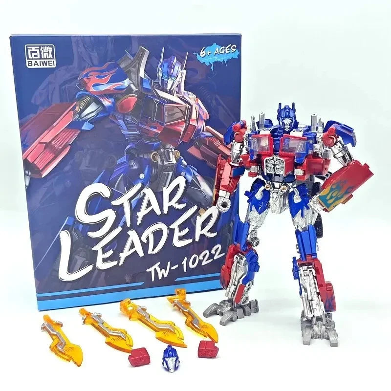 BAIWEI TW1022 Optimus Commander Transformation Toy TW1022EX SS44 Trailer Car Autobot Action Figure Deformation Robot Anime Model