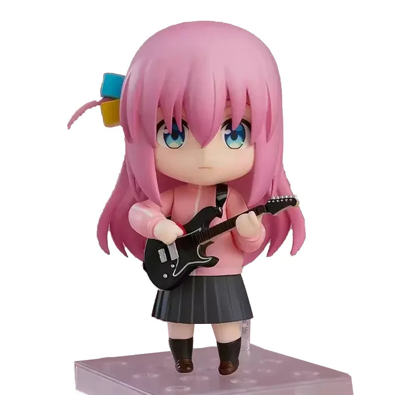 Q Version Bocchi The Rock! Lonely 2069# Gotoh Hitori Action Figures Face Replacement Model Doll Ornament Handmade Toy
