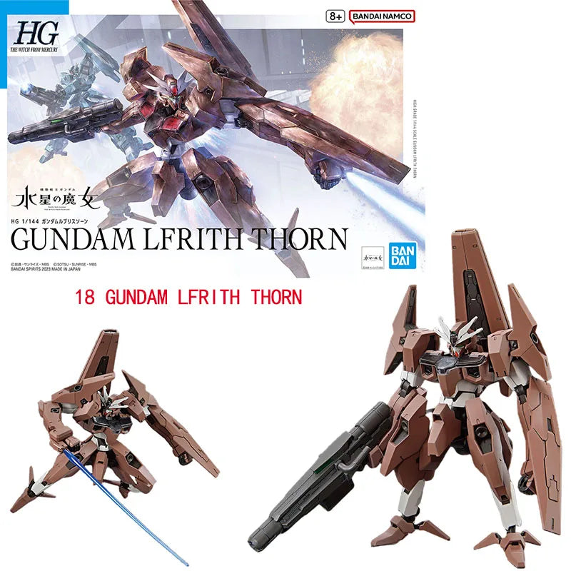 Bandai Genuine HG The Witch From Mercury GUNDAM LFRITH CALIBARN BEGUIR-BEU DARILBALDE ZOWORT HEAVY Anime Assembly Model Toys Kid