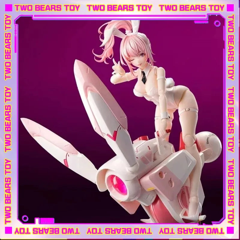 In Stock Snail Shell 1/12 Scale Lovely Rabbit Girl Aileen Pink Vehicle Female Warrior Full Set 6in Action Figures Toys Gifts