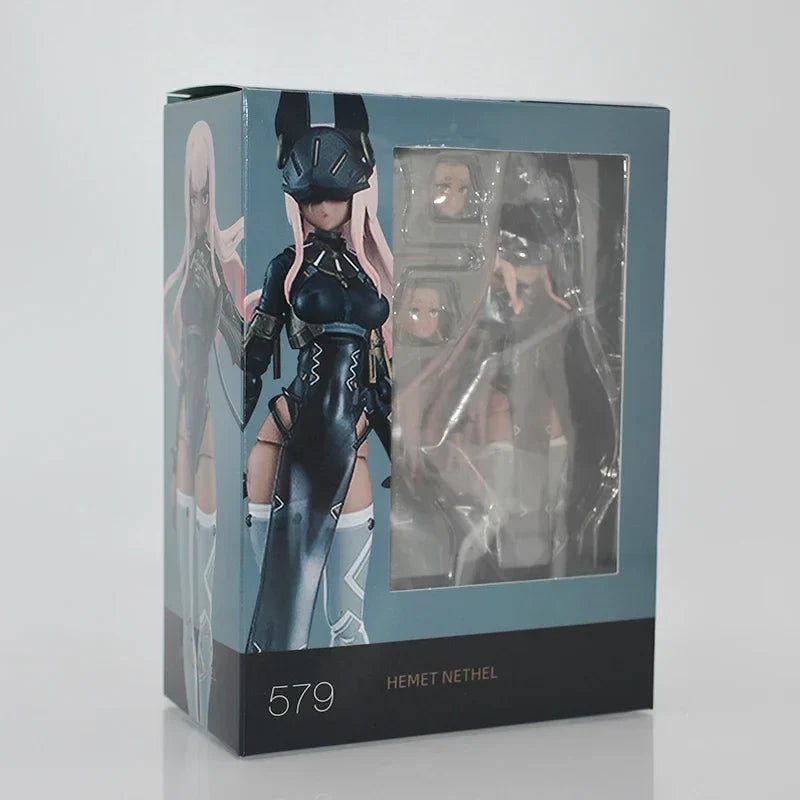 #621 Figma FALSLANDER Samurai Anime Girl Figure Lanze Reiter/Ronin/Hemet Nethel Action Figure Collectible Model Doll Toys 15cm
