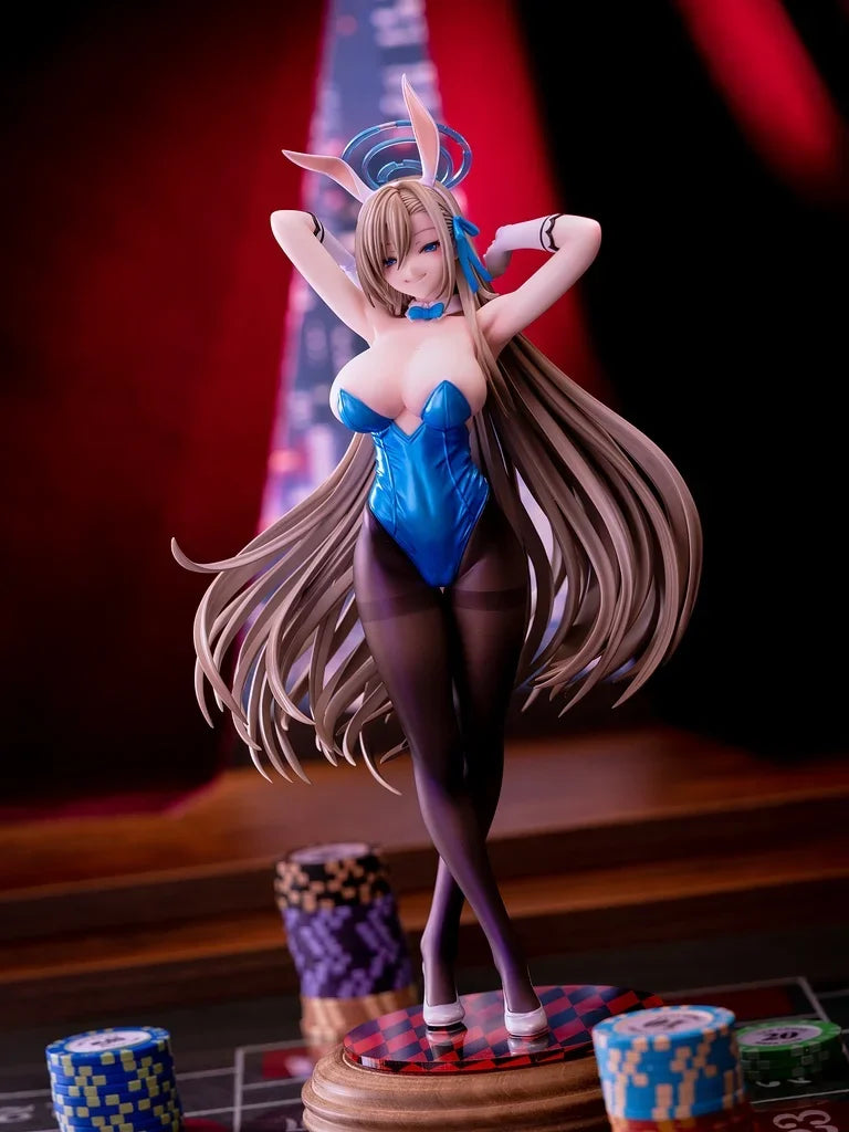 1/6 Anime ASUNA Blue Archive Kit kawaii Resin GK DIY White Assembly GK Model Statue Toys doll Collection Gifts