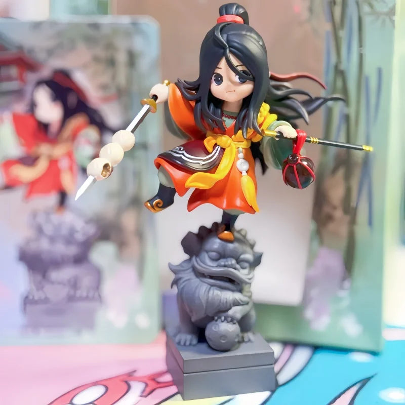 The Outcast Anime Peripherals Feng Baobao Q Version Cartoon Figure Model Desk Decorations Collectible Toys Friends Holiday Gifts