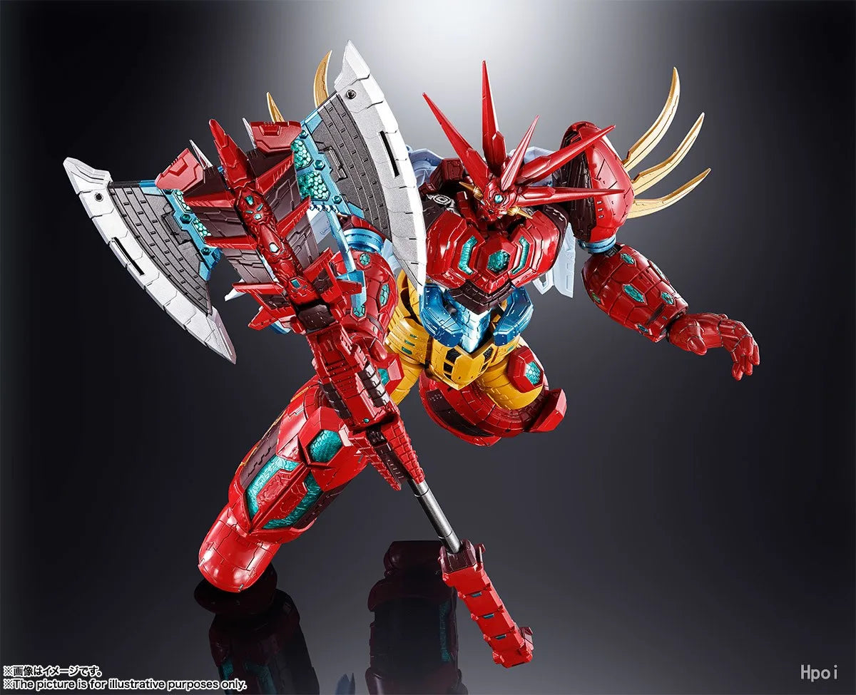 SOUL OF CHOGOKIN  《Getter Robo: Armageddon》GX-87 Getter Emperor Alloy Action Figure Toy Model 22cm