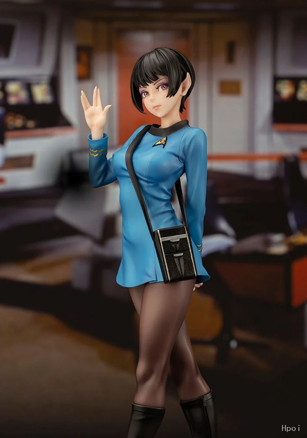 22CM Anime Star Trek The Figure Vulcan Scientist Series Bishoujo Statue Medical Officer 1/7 Stand Model Toy Doll Action Figure