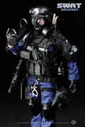 1/6 Scale Simulation Team Police SWAT Military Assualter Breacher Point-man Soldier Model 12inch Action Figure Joint Toy