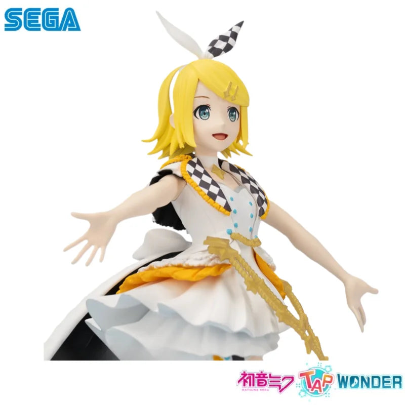 In Stock Sega Original Hatsune Miku Kagamine Rin Action Figure Model Doll Brand New Boxed Toys Model Garage Collectible