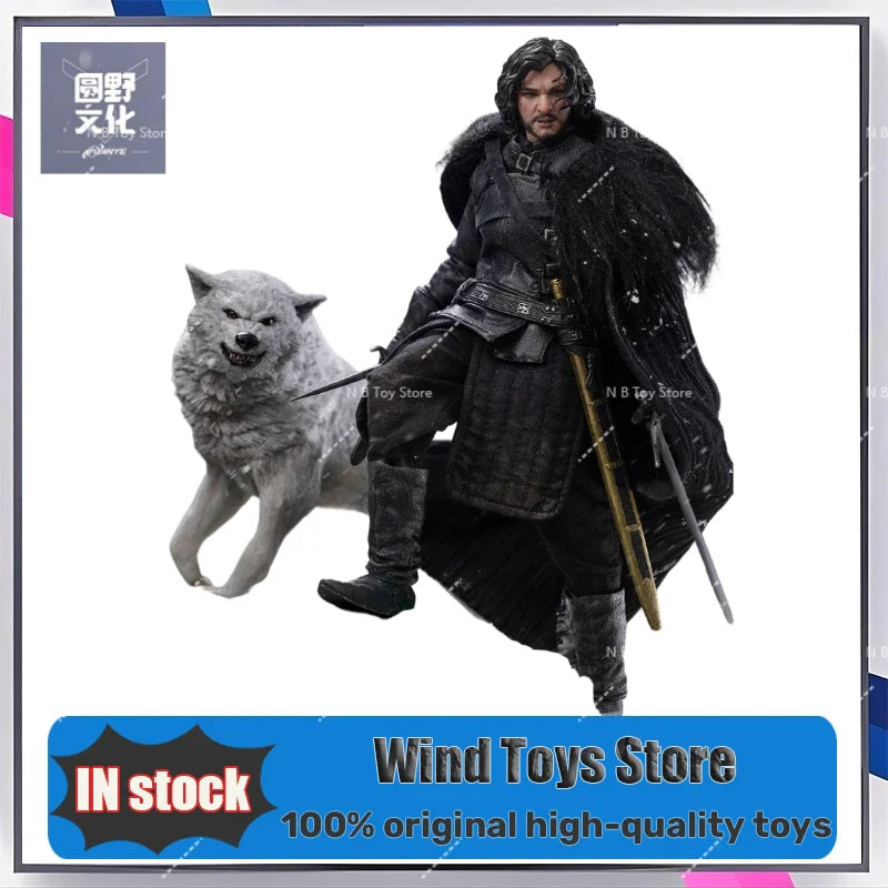 Demnächst erhältlich: 1/12 Fondjoy Yuanye X Kongling Toys GoT Jon Snow Sammelfigur Stoffmodell Ornament Geschenk