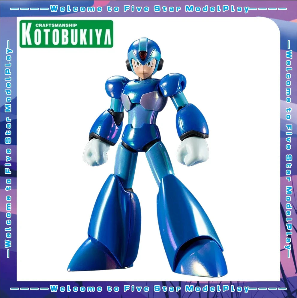 In Stock Original KOTOBUKIYA Megaman X Aix Advanced Charging Shooter Anime Doll Figure Model Toys Gift
