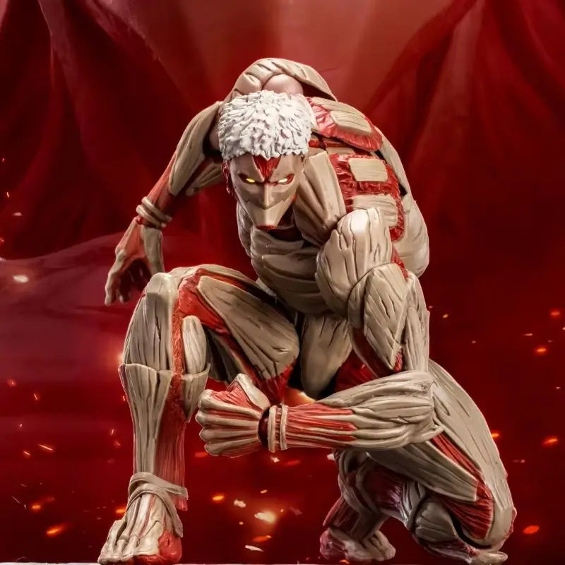 Hot Kaiyodo Armored Titan Movable Model Toys Revoltech Amazing Yamaguchi Yoroi No Kyojin Attack On Titan Anime Figures Toy Gifts