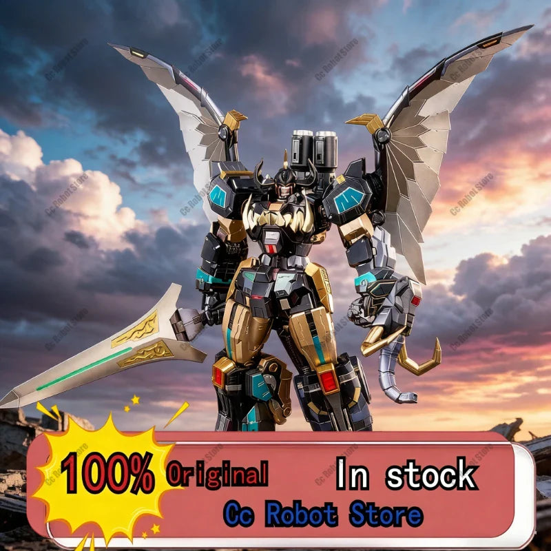 [Auf Lager] ZL-01B KO FLAMETOYS Beast Lord Dragon Caesar Megazord Poseable Alloy Figure Preorder, Fertigmodell