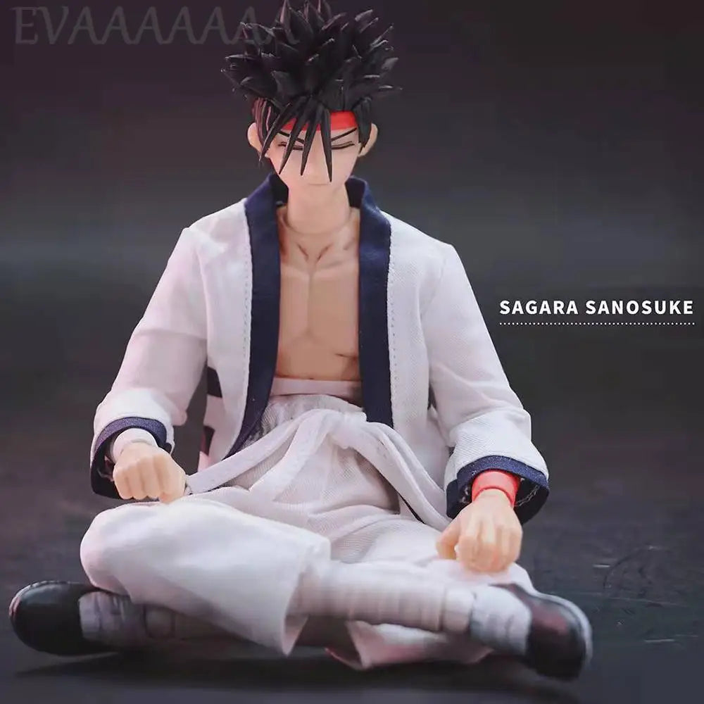 GT Dasin Model Rurouni Kensin / Kenshin Himura Sagara Sanosuke 1/10 SHF PVC Action Figure GT Model Greattoys In Stock
