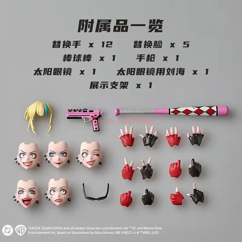 Presale Full pre order official authentic version of Kaiyodo Harley Quinn Suicide Squad ISEKAI Mobile toy model