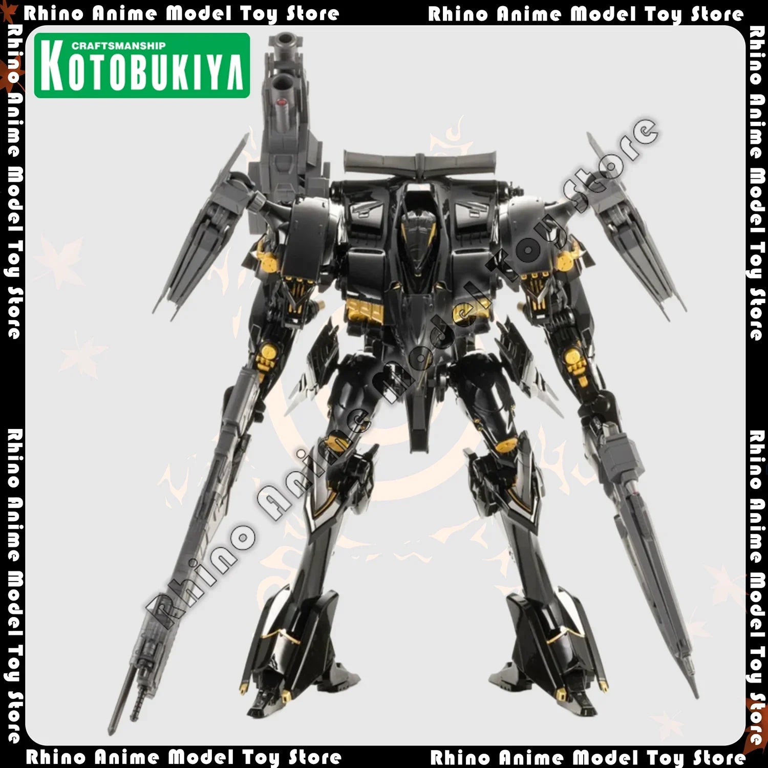In Stock Original Kotobukiya V.I.O.S. Armored Core SCHNEIDER NACHTREIHER/40E STEEL HAZE 275mm Action Figure Anime Model Kit