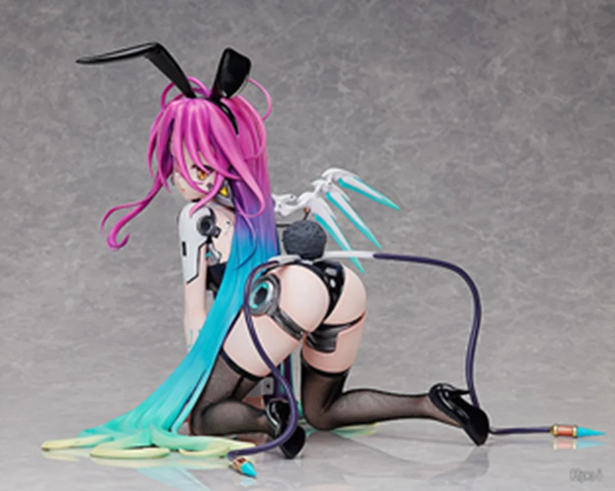 15cm Anime No Game No Life Figure Shiro Figure B-style Bunny Girl Ver Kneeling Figure Toy Gift Collection Aciton Figure PVC