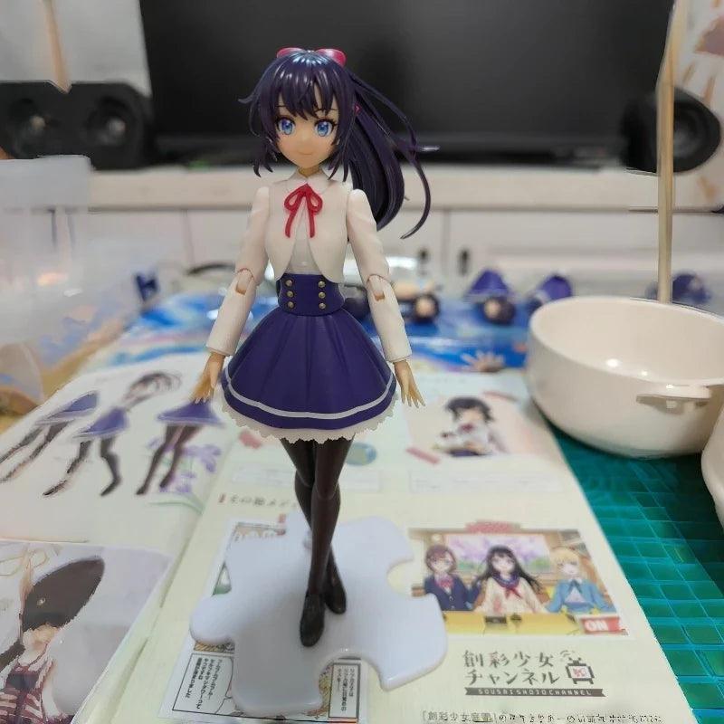 Genuine Kotobukiya Model Kit JK032 Sousai Shoujo Teien Rika Saeki Winter Uniform [In Stock]