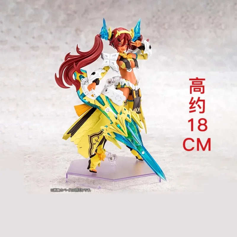 KOTOBUKIYA Original Anime Figure MEGAMI DEVICE KP772 AUV AME NO UZUME SUNSHINE Mobile Suit Girl Action Figure Toys for Kids Gift
