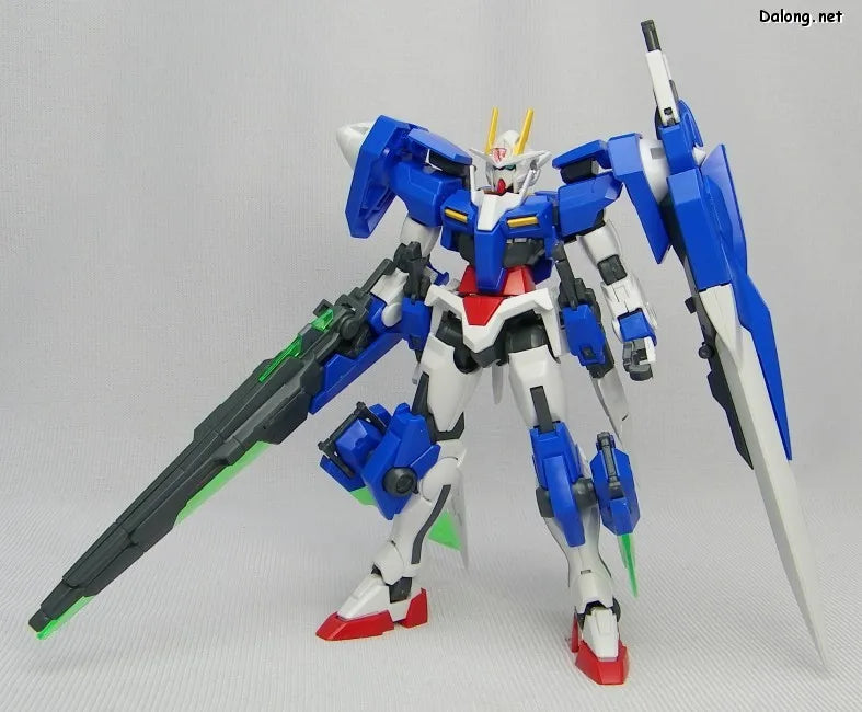 Original Bandai Gundam 00 (Double O) 1/144 HG 00 Gundam Seven Sword/G Anime Figure Assembly Model Collect Ornament Festival Gift