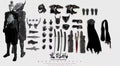 【Original】Darkcrowntoys Dark Crown BURNINGSOULS Ghost Version 1/12 Action Figure Model Toy in stock