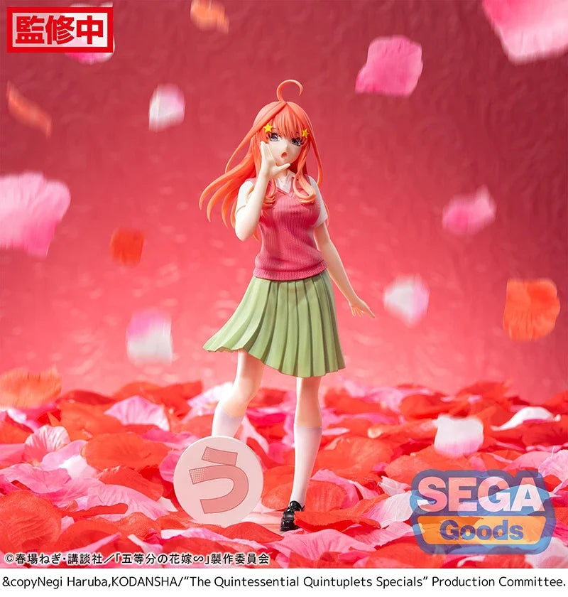 SEGA Luminasta The Quintessential Quintuplets Nakano Ichika Nino Miku Yotsuba Itsuki PVC 20CM Anime Action Figures Model Toy