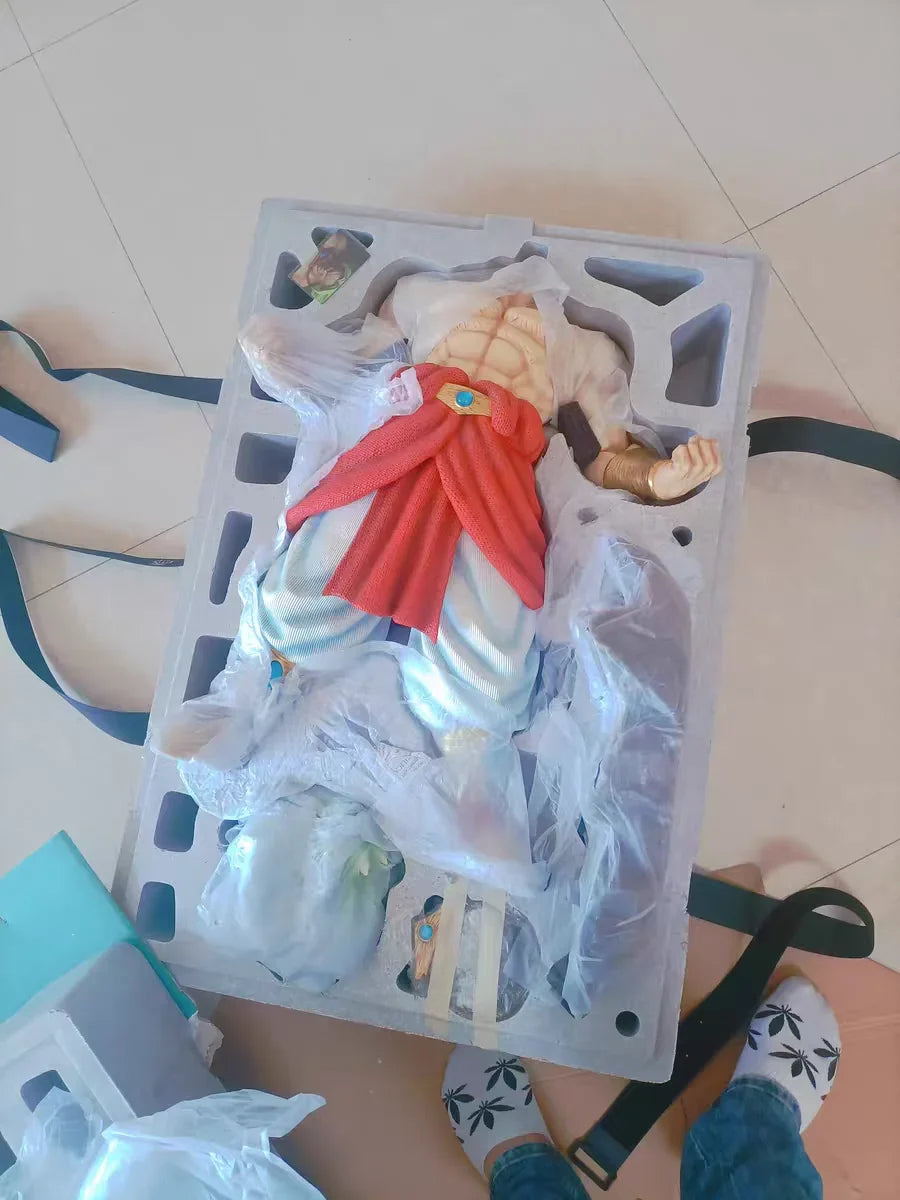 89cm Dragon Ball Broli Super Saiyan Extremely Large Anime Figure Resin Peripheral Collect Desktop Ornaments Birthday Gift Toys