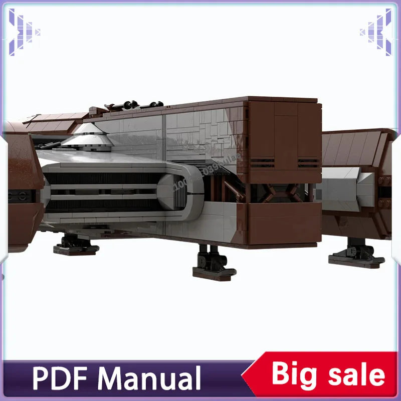 4498PCS Ebon Hawk Dynamic-class freighter KOTOR (Minifig Scale) Building blocks set space war adults moc bricks Christmas gift