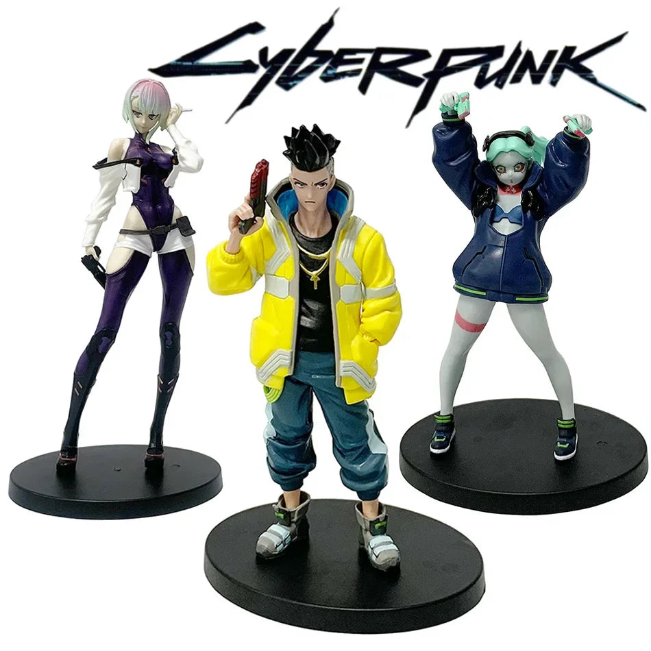 Anime Game Cyberpunk：Edgerunners 17-22cm Lucy Rebecca David Martinez moon  Action Figure Toys Pendant Xmas Birthday Gift