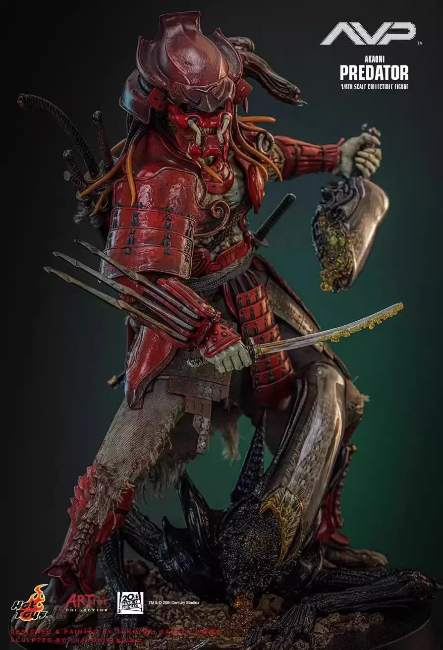 HOTTOYS HT 1/6 AC06B Predator red ghost warrior Alien venue limited edition Action Figure Model Toys 12-inch collectible