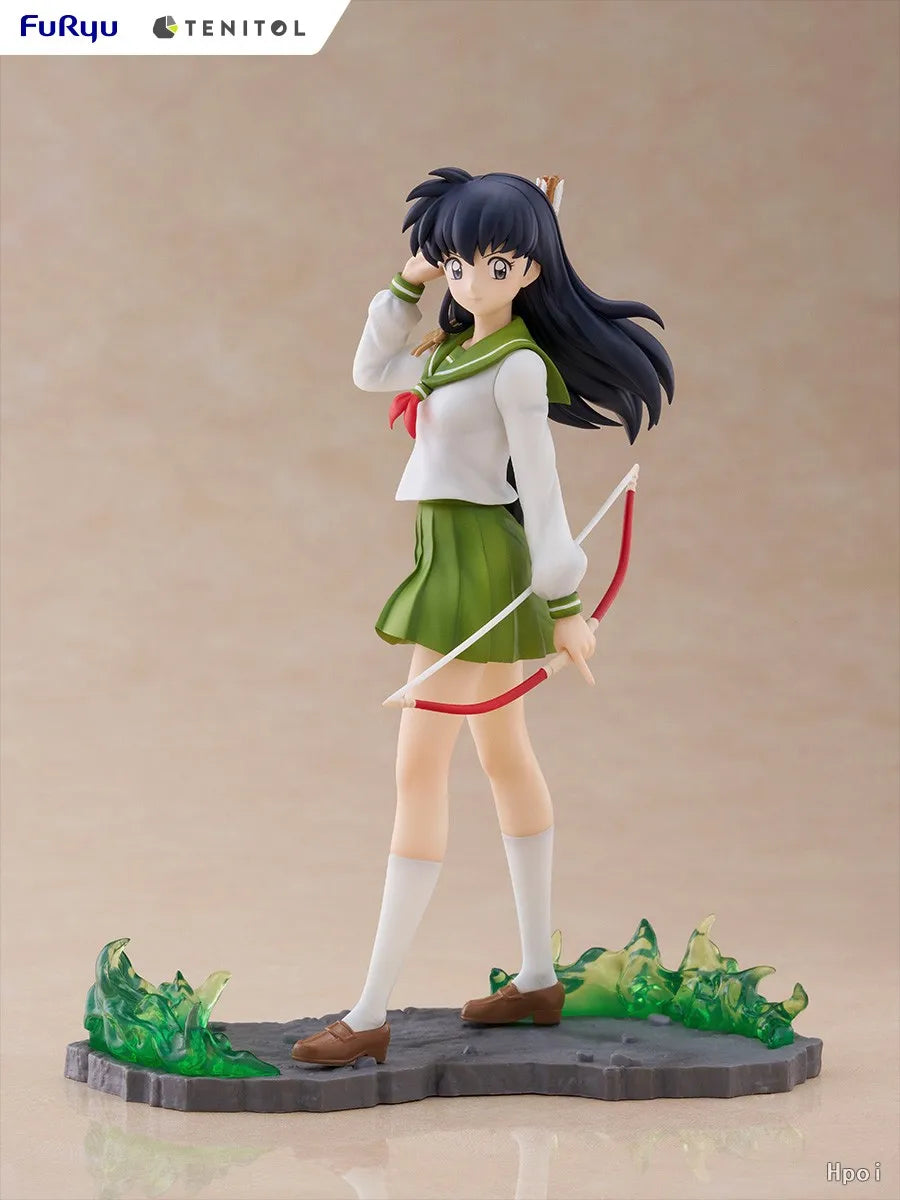【FS】Original FuRyu TENITOL Inuyasha Higurashi Kagome Figure Model Gift Collection