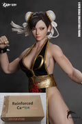 Auf Lager Original PLAY TOY Chun-Li Bewegliche Modellspielzeuge Sammlung 1/6 Stahlknochen-Silikagel-Körper SF Chun Li PLAYTOY P023