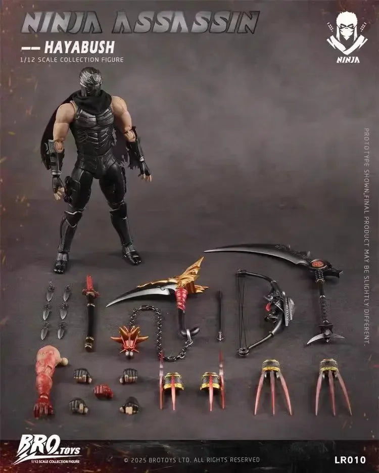 【MT】BROTOYS LR010 Ninja Gaiden RYU HAYABUSA Ninja-Attentäter – Falke 1/12 Actionfiguren-Modellspielzeug