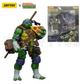 1/18 JOYTOY Action Figure Turtles-Michelangelo Donatello Leonardo Raphael Re-issue Version Anime