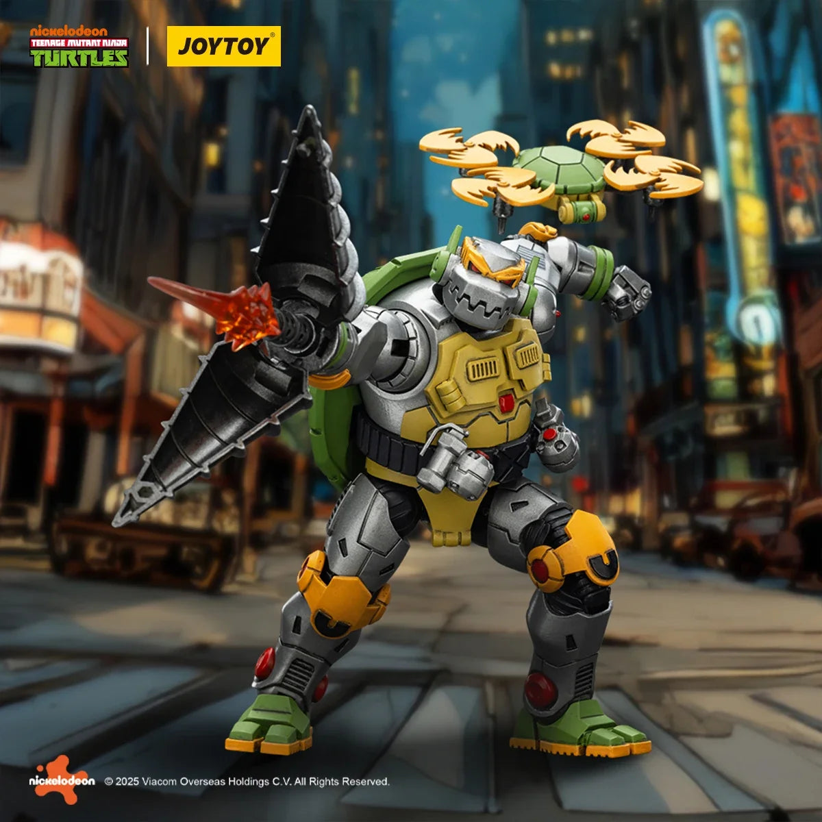 【MT】JOYTOY TMNT-Metalhead 1/18 Action Figure Toy Model Collection