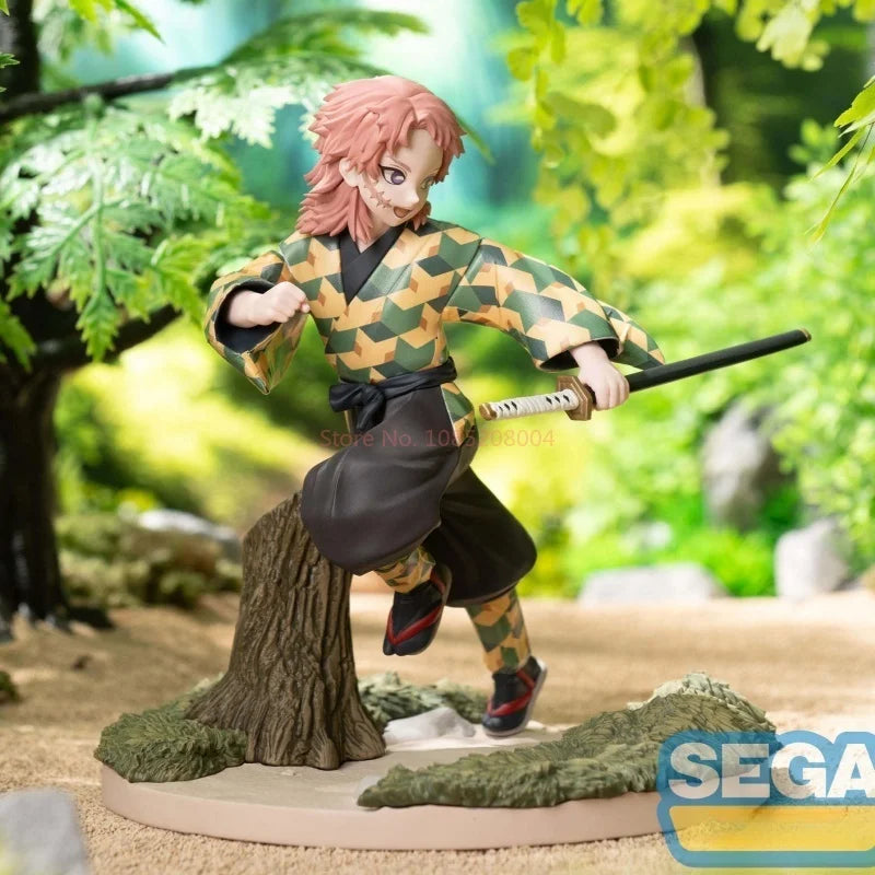 Original Sega Anime Figure Demon Slayer Xross Link Juvenile Period Tomioka Giyuu Sabito Model Collector Desktop Ornament Toy