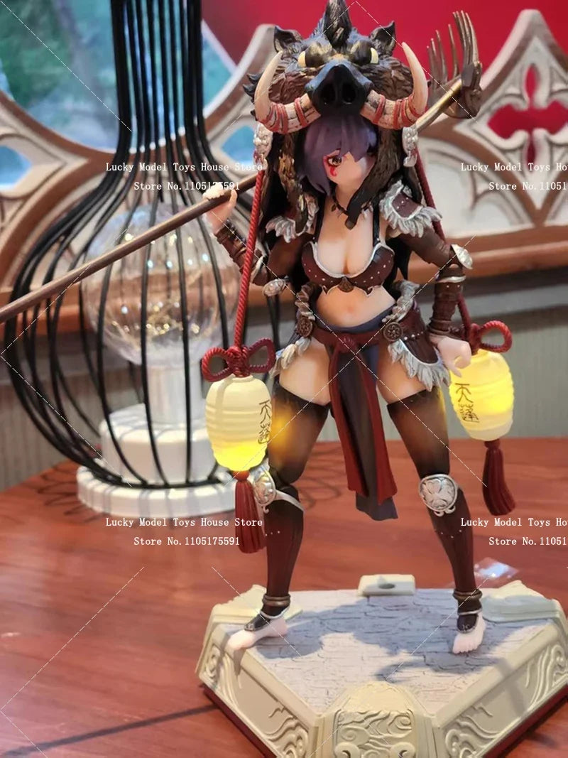 FishToys 1/9 Cute Tian Peng Mobile Suit Girl Action Figure Happy Journey to the West Game Role Simulation 22cm Soldier Doll