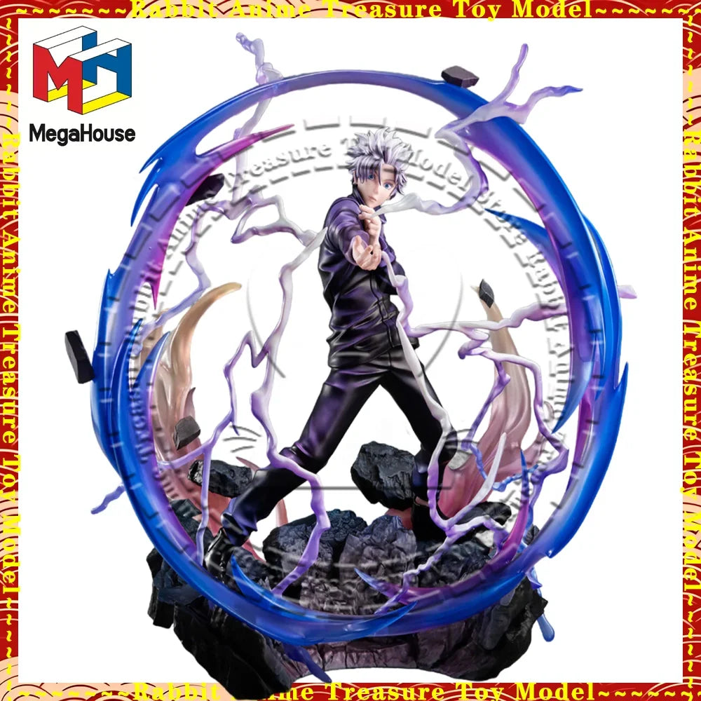 In Stock Original Genuine MegaHouse Figure DX Jujutsu Kaisen Satoru Gojo Hollow Purple Ver PVC Collectible Gift Display