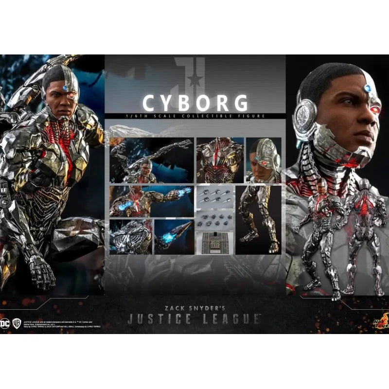 Action Figure Collectible Figure Hot Toys 1/6 Tms057 Zack Snyder's Justice League Cyborg Victor Stone Movie Toy Gift In Stock