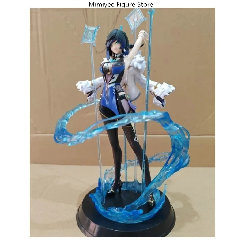 Genshin Impact Yelan Orchid in Secluded Valley Thousand Faces 31cm Scene Model Anime Figure Statue Desktop Decoration Gift