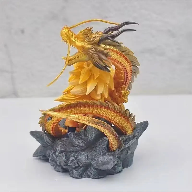 Q Version Dragon Ball Z Figure Goku Action Figures Dragon Fist Explosion 14CM PVC GK Statue Collectible Model Toys