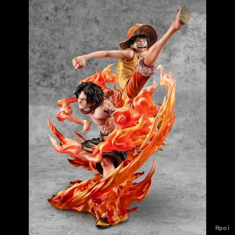Original MegaHouse P.O.P ONE PIECE “NEO-MAXIMUM” Monkey D. Luffy/PORTGAS.D.ACE ~Brothers' Bonds~ 20th LIMITED Ver. Toys Statue