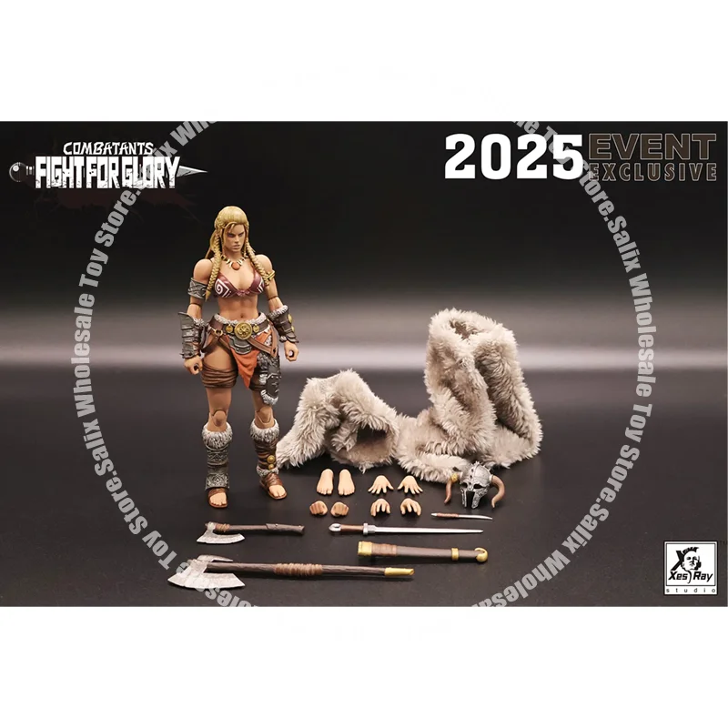 In Stock XesRay Fight For Glory 1/12 Action Figure Combatants 2025 Event Exclusive Gold Hildr Anime Model For Gift Model Toys