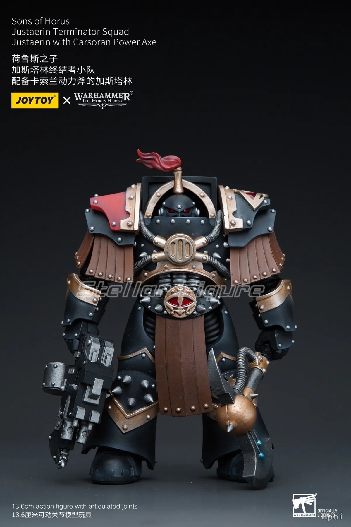 【SF]】JOYTOY Warhammer 40K   1/18 Action Figure Sons of Horus Justaerin Terminator Squad  Prime Model Toy Gift