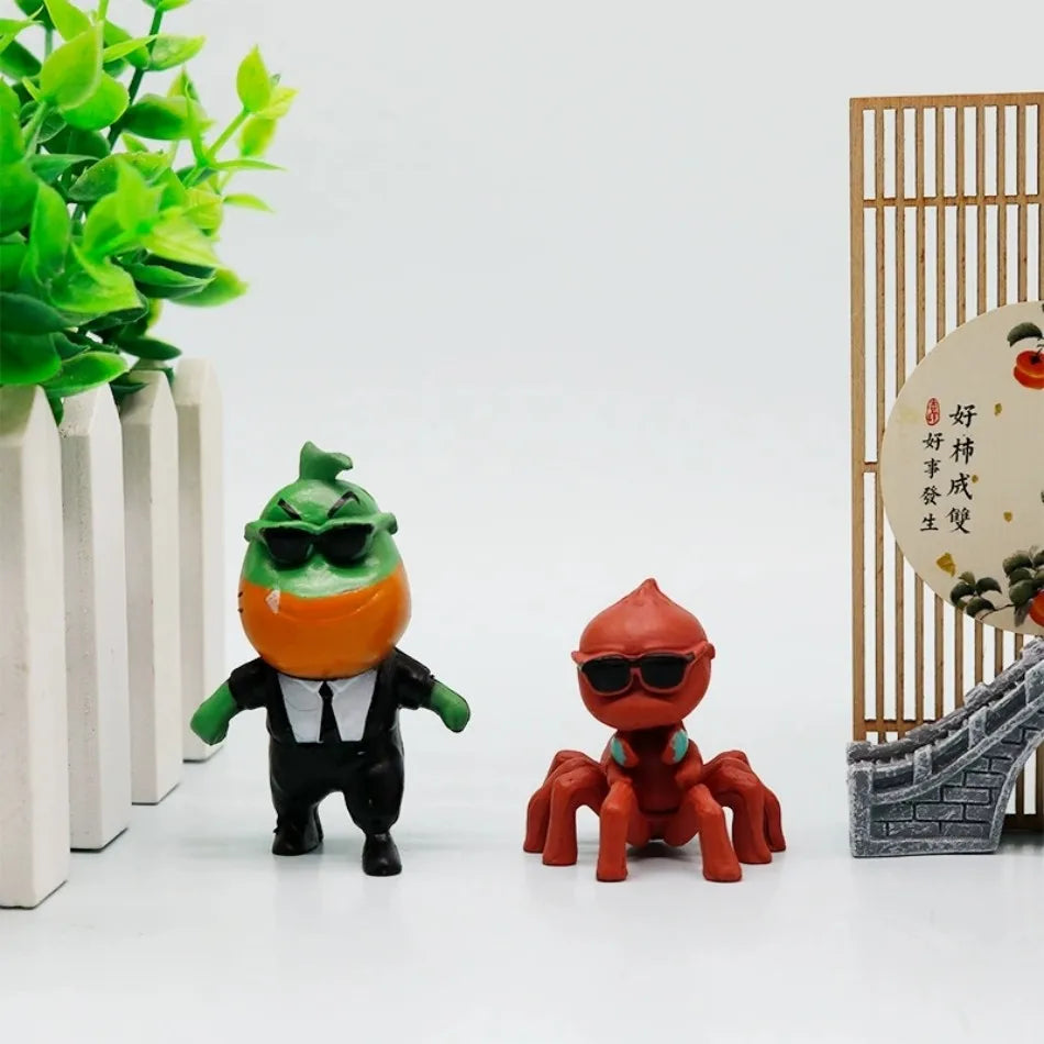 6pcs Movie The Bad Guys action figure Toys Kawaii Wolf Piranha Snake Shark Tarantula Anime Doll PVC Animal Toy birthday  Gift