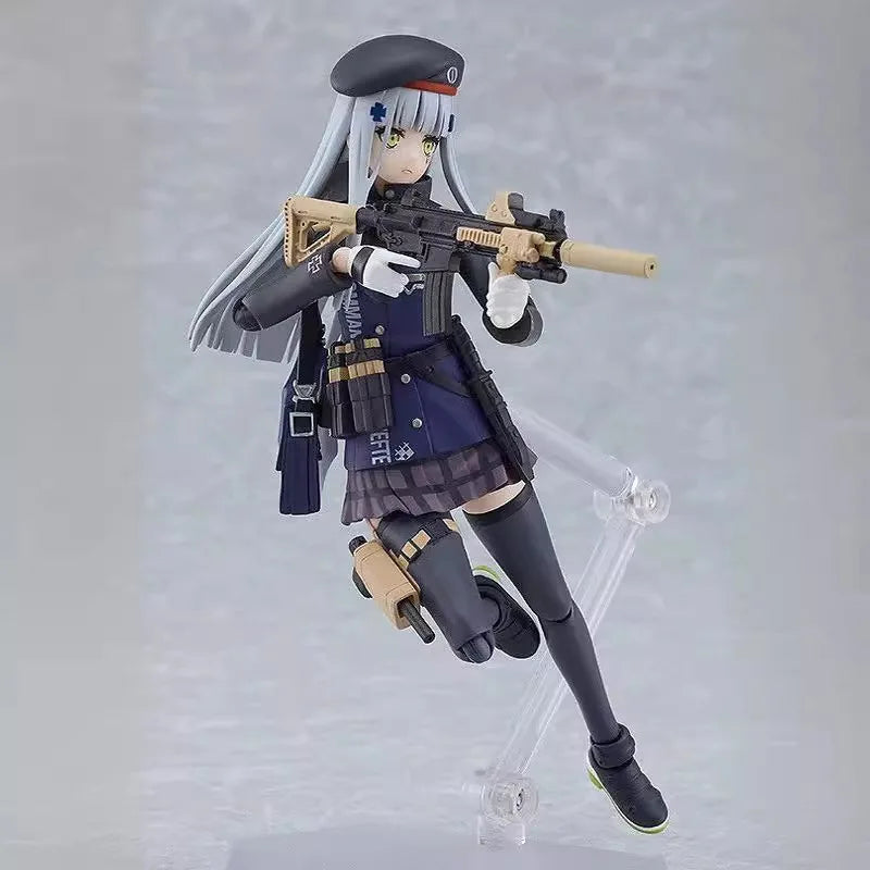 15cm Girls Frontline Hk416 Multiple Accessories Game Girl Figures Statue Models Boys Collectible Toys Ornament Doll Toys Gifts