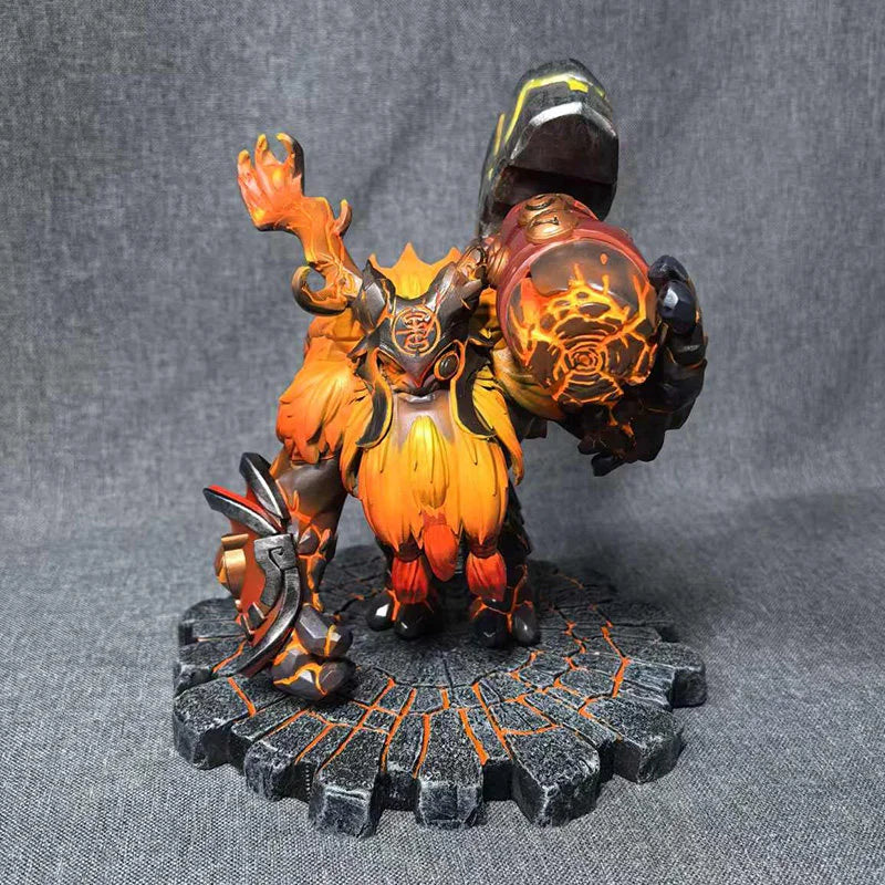 21cm Dota2 Figure Earthshaker Resin Game Collectible Model High-End Customization Desktop Decorations Holiday Gifts Kids Toys
