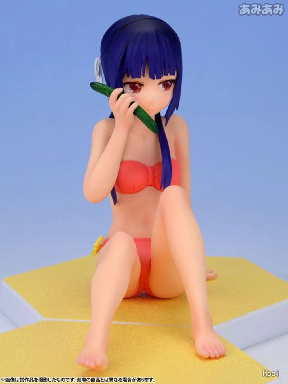 15CM kinoshita Ringo Figure Anime Swimsuit Cute Doll Sitting Posture Desktop Golf Model Toy  Gift Collection Ornaments PVC