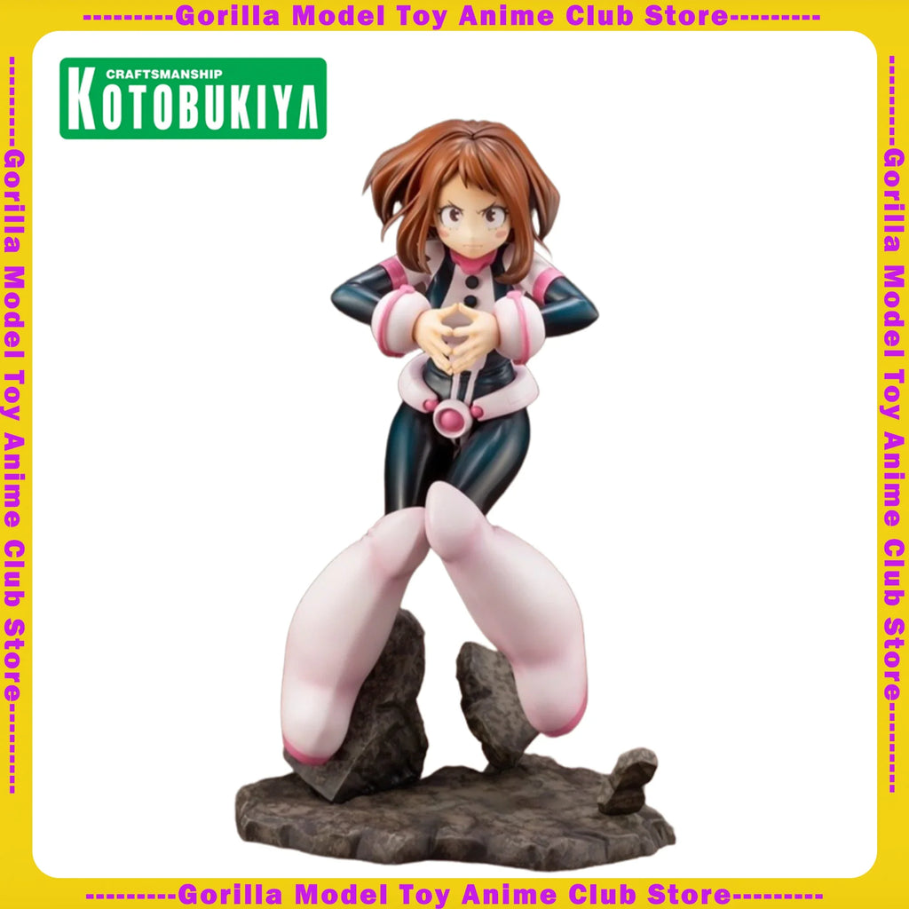 In Stock Original Genuine KOTOBUKIYA ARTFX J Uraraka Ochako 210mm My Hero Academia Anime Statue Collection Model Kit Ornament
