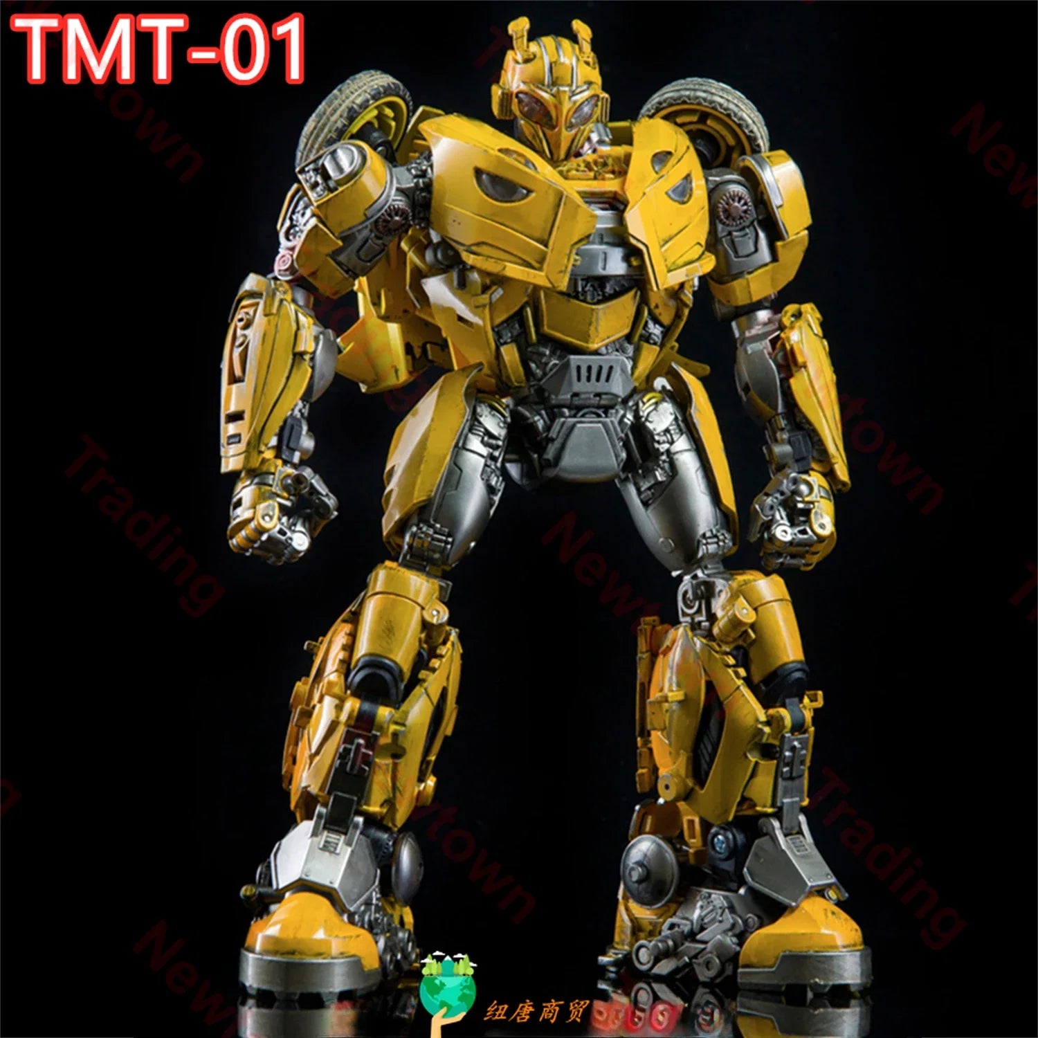 In Stock Transforming Robot Action Figure, Combat Damage Coated, 3A Scale, TMT, TMT-01, TMT01, BEE